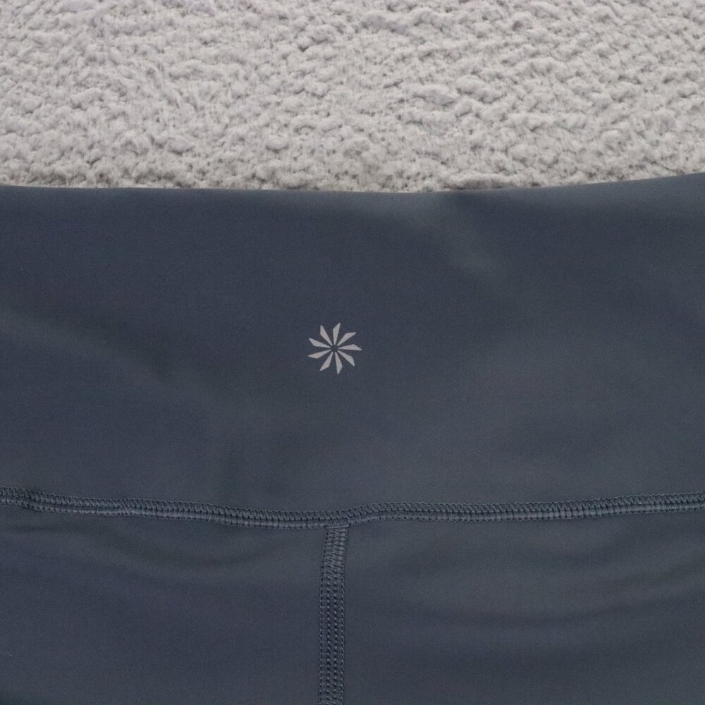 Athleta Interval Stash 7'' Shorts Womens XS Gray Athletic Pull On Gym Workout - Picture 9 of 9